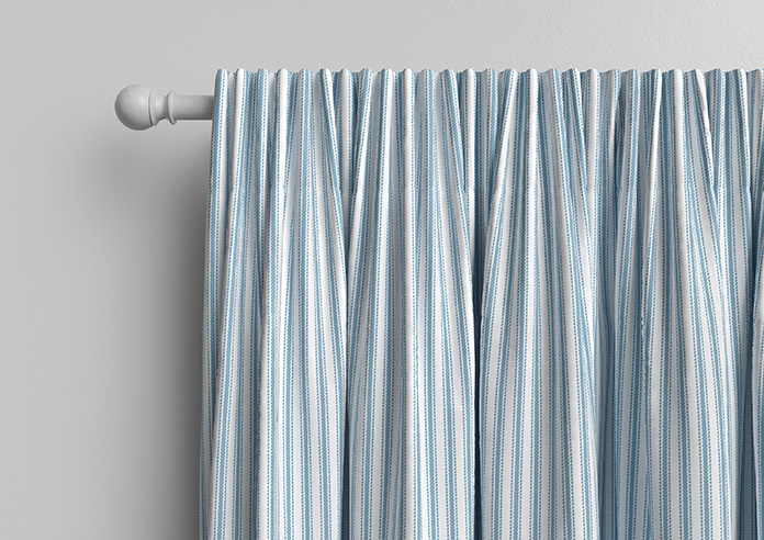 Lace Stripes, River - Made to Measure Curtains - Image 10